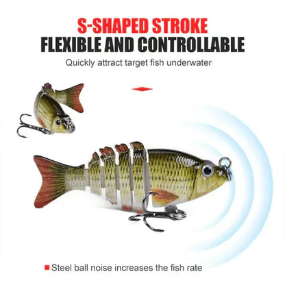 SwimStrike™ – Bionische Kunstaas Aasvis met Realistische Zwembeweging