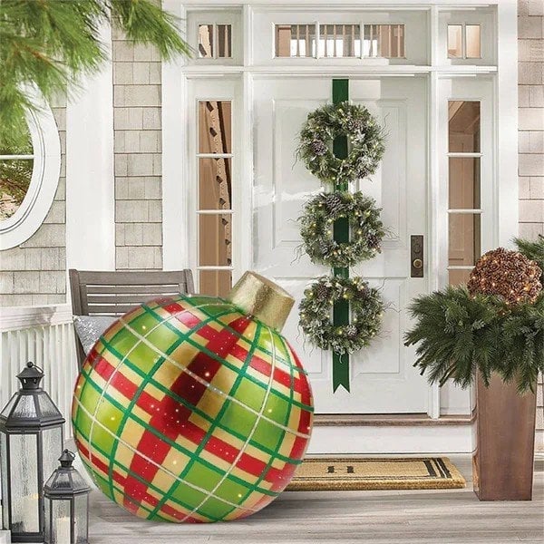 XMasGlobe™ – Grote opblaasbare kerstbal voor feestelijke decoratie [50% Korting]