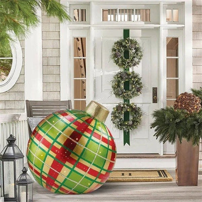 XMasGlobe™ – Grote opblaasbare kerstbal voor feestelijke decoratie [50% Korting]