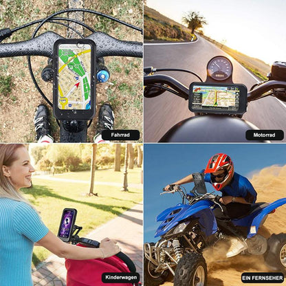 RideCharge – Waterdichte Fiets Telefoonhouder met Draadloos Opladen [50% Korting]