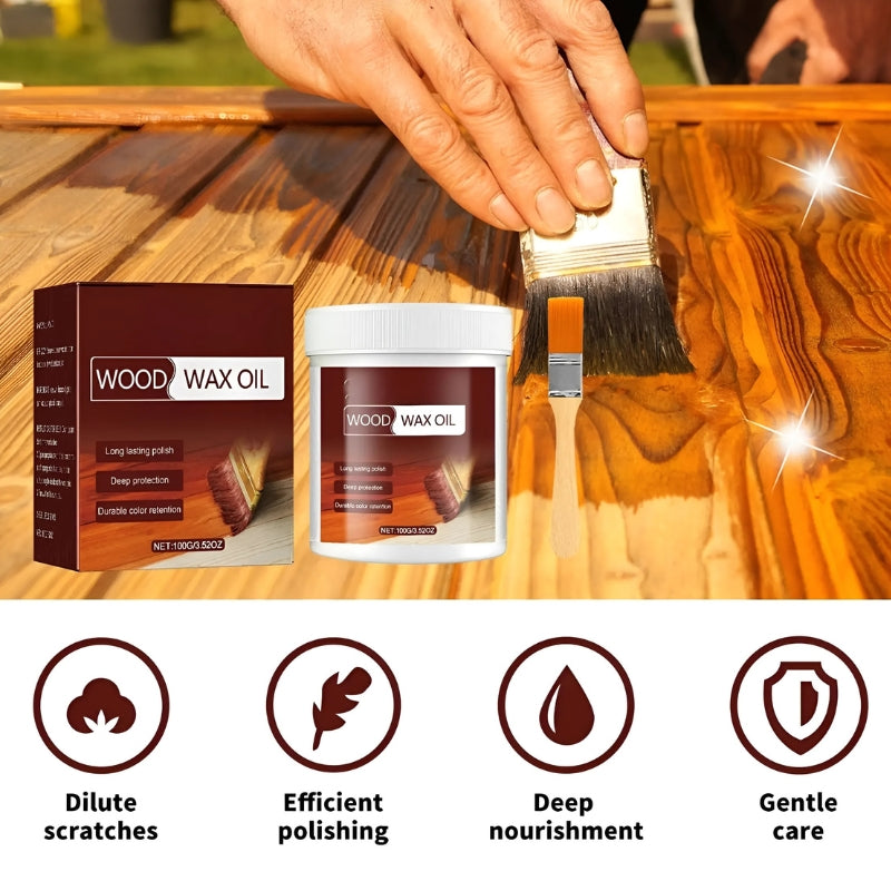 WoodWax™ – Beschermt en verzorgt hout voor een langdurige, natuurlijke glans [50% Korting]