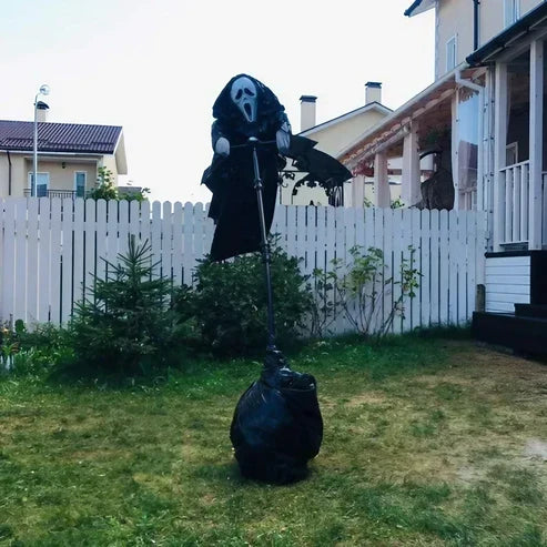 Vliegende Geest Halloween Decoratie met Steunpaal 200cm