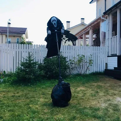 Vliegende Geest Halloween Decoratie met Steunpaal 200cm