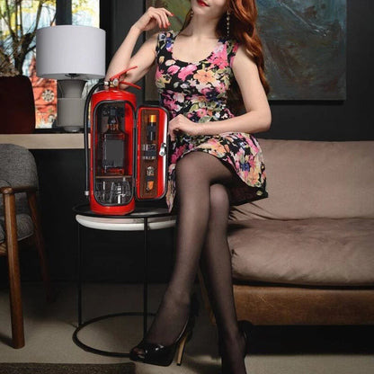 BlazeBar™ – Stijlvolle Minibar met Geïntegreerde Brandblusser [50% Korting]