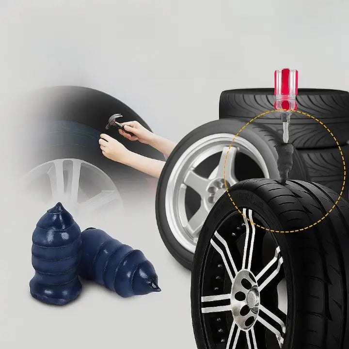 TireNail™ – Complete set voor snelle reparatie van lekke rubberbanden [20 + 20 Gratis]