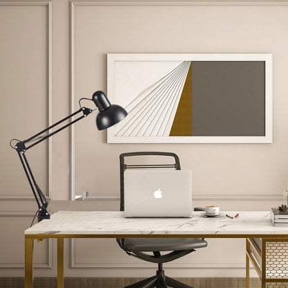 Bureaulamp met verstelbare arm en tafelklem