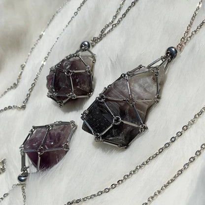Jewelance™ – Verstelbare Kristallen Halsketting met Verwisselbare Edelsteen