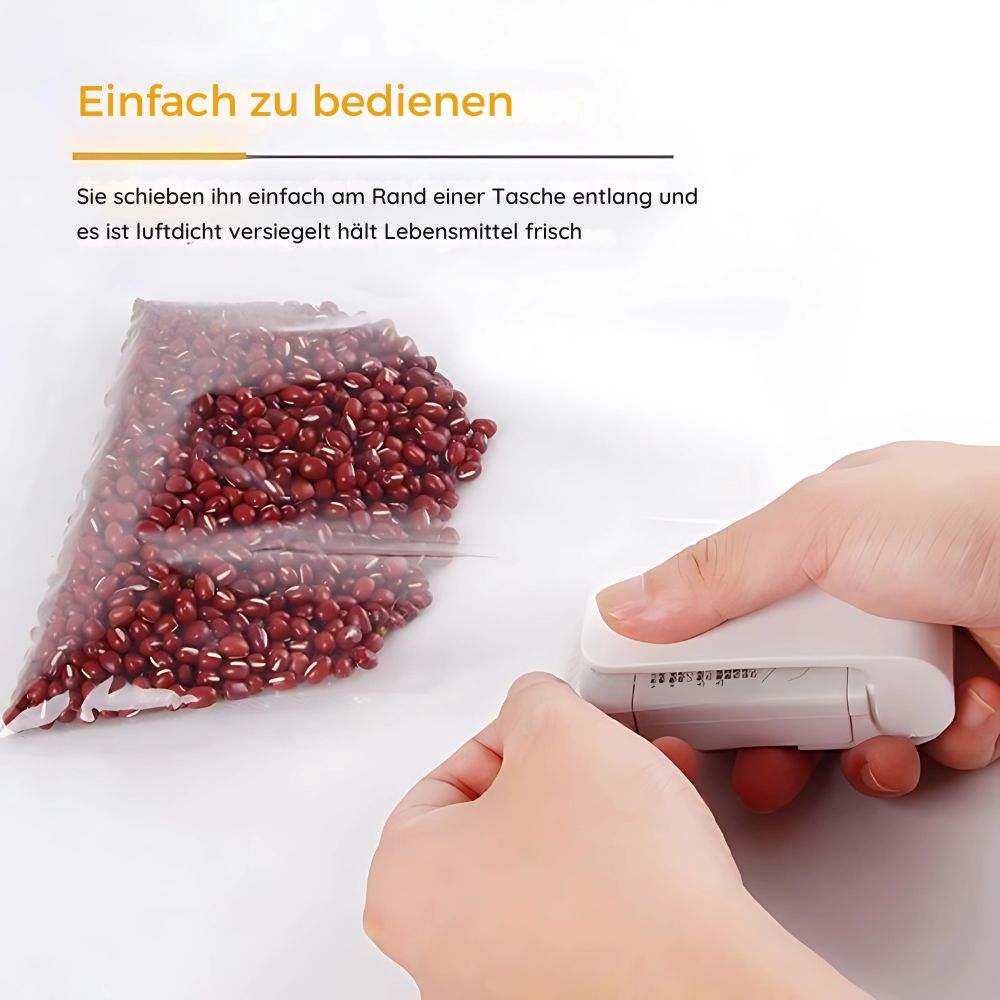 FreshSeal™ Elektrische Zakverzegelaar – Voedsel Langer Vers [1+1 Gratis]