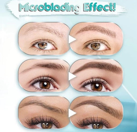 3DMicroblading™ Waterdicht Wenkbrauwpotlood – Natuurlijke Wenkbrauwen [1+1 Gratis]