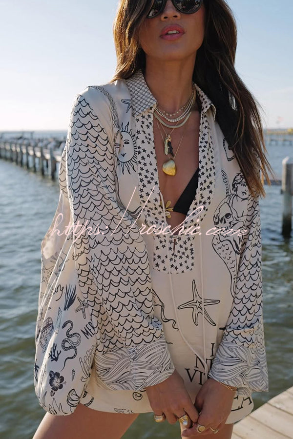 Veronika™ – Zomerse satijnen shortset voor ontspannen elegantie [50% Korting]