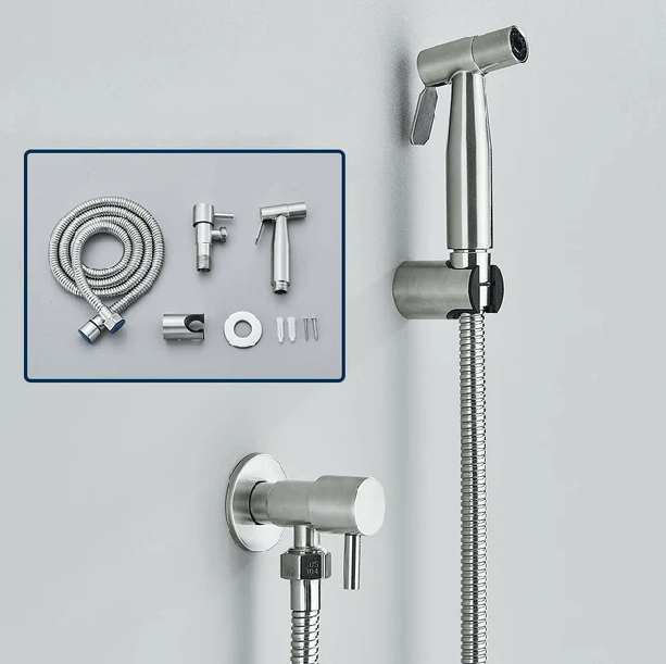 WC bidet-sproeier van roestvrij staal – nauwkeurige intieme hygiëne