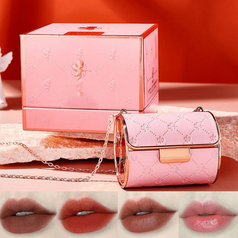 GlossBag™ - Fluwelen matte lippenstift set met kettingtasje [50% Korting]