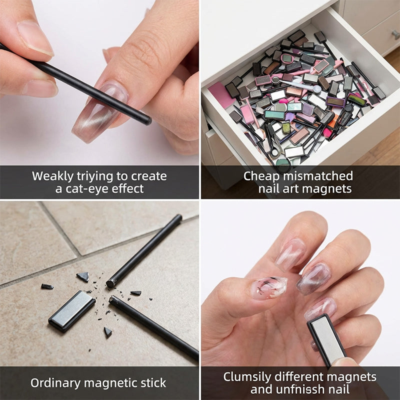 MagnaNails™ – Magnetisch Cat-Eye Nail Art Gereedschap 8-in-1