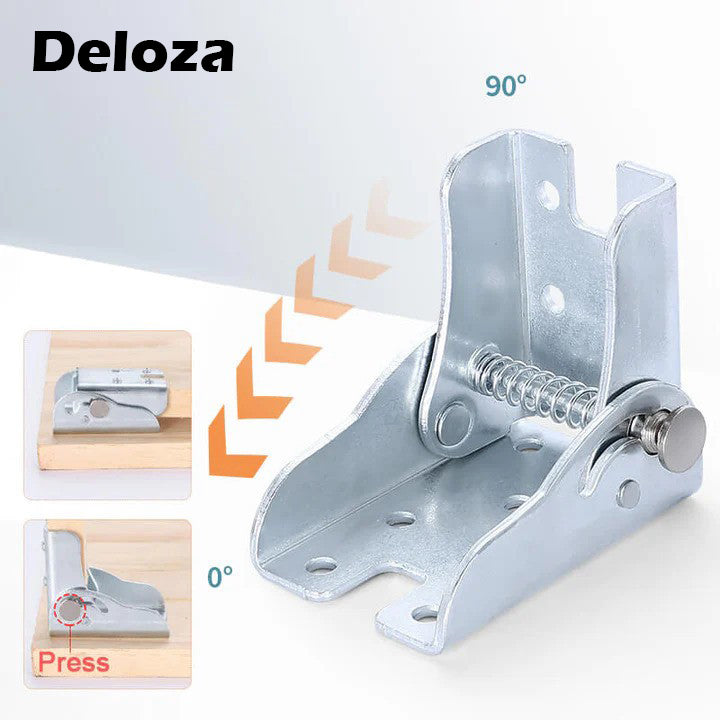 1 + 1 Gratis | FoldHinge™ Quick Install 90° Self-Folding Closure [Laatste dag korting]
