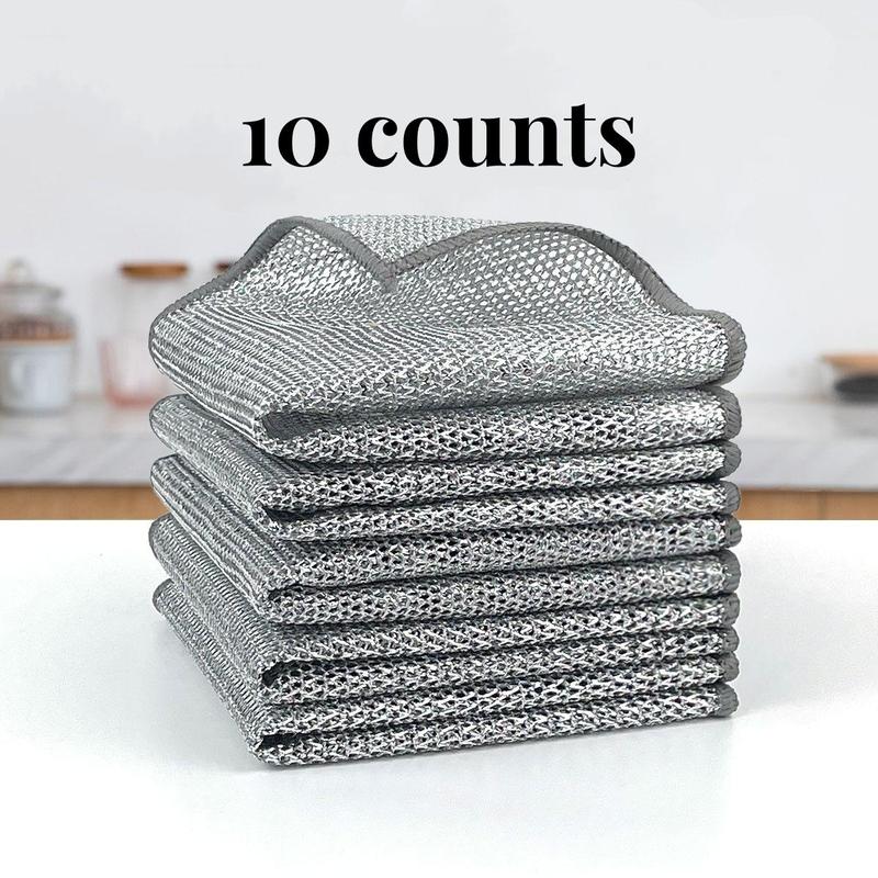 MicroCloth™ –Geschikt voor schoonmaken en ook voor het schillen van aardappelen (10Stk) [50% Korting]