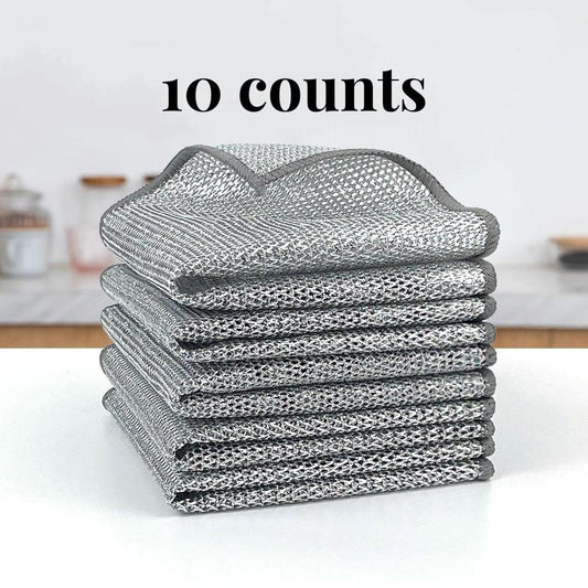MicroCloth™ –Geschikt voor schoonmaken en ook voor het schillen van aardappelen (10Stk) [50% Korting]