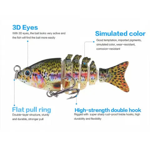 SwimStrike™ – Bionische Kunstaas Aasvis met Realistische Zwembeweging