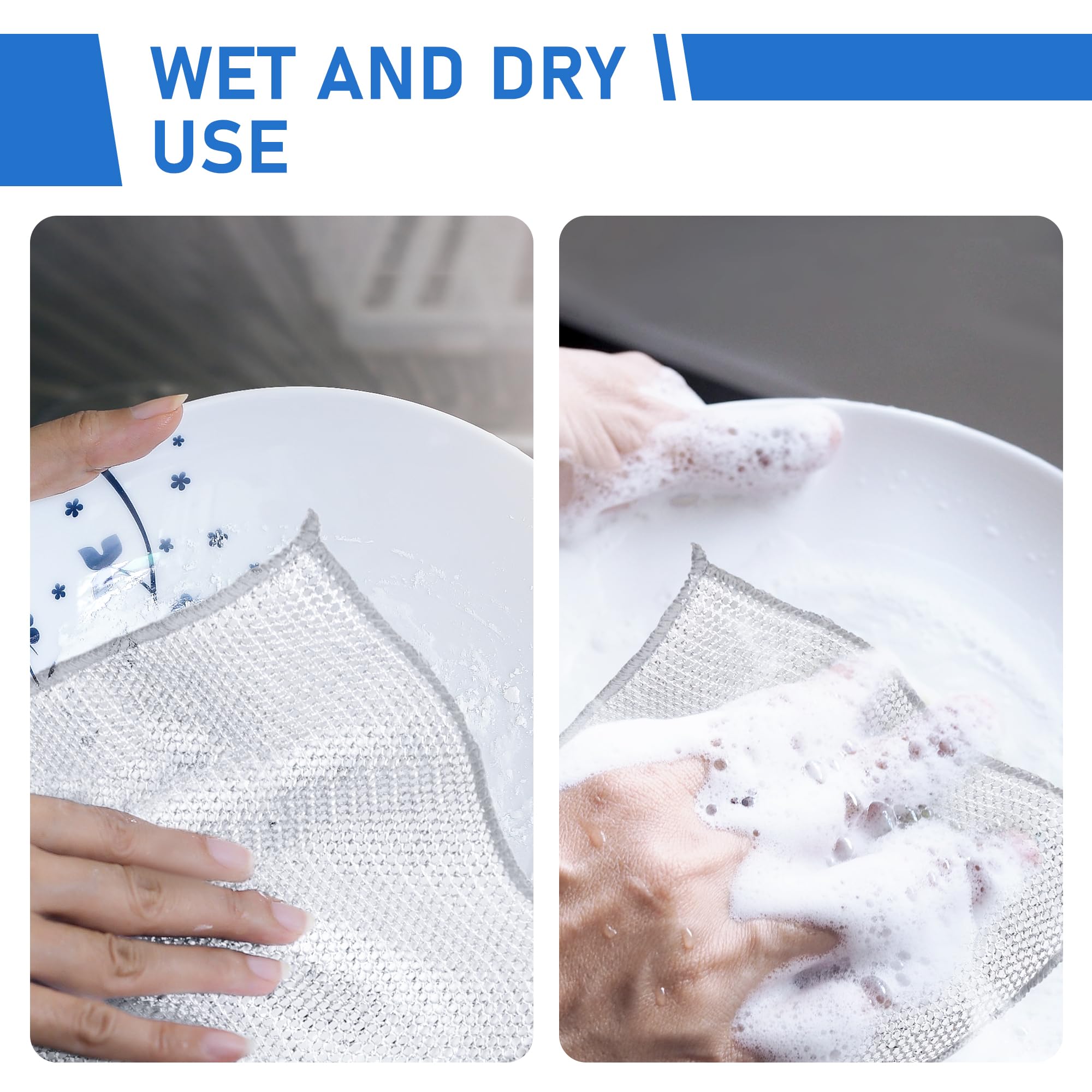 MicroCloth™ –Geschikt voor schoonmaken en ook voor het schillen van aardappelen (10Stk) [50% Korting]
