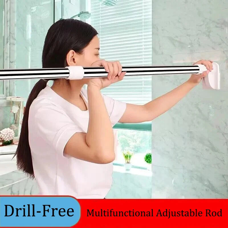 AdjustableRod™ – Universele, boorvrije telescoopstang voor badkamer & keuken [50% Korting]