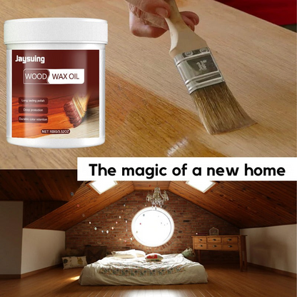 ShineGuard™ Houtwasolie – Natuurlijke Glans & Bescherming voor Houten Vloeren