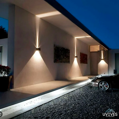 Draadloze wandlamp met bewegingssensor en kubusvormig design