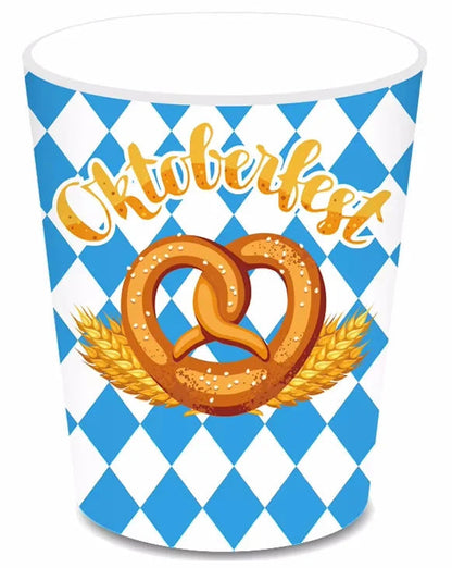 Oktoberfest Wegwerp-Partyservies Set 76-delig blauw-wit