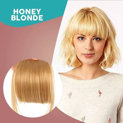 FringeLuxe™ – Onzichtbare clip-in ponyfranje voor een direct frisse, natuurlijke uitstraling [50% korting]
