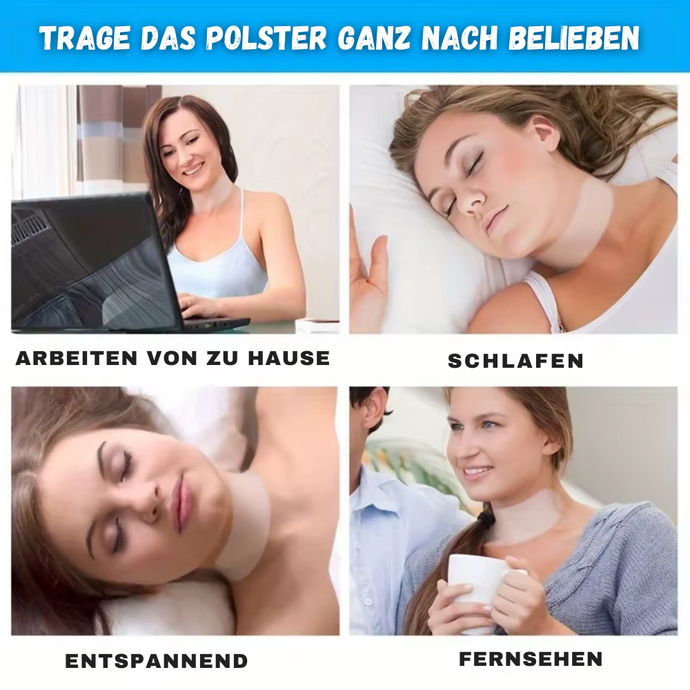 SilkNape – Siliconen Nek Gladmakingspad voor zichtbaar gladdere huid 's nachts [1 + 1 Gratis]