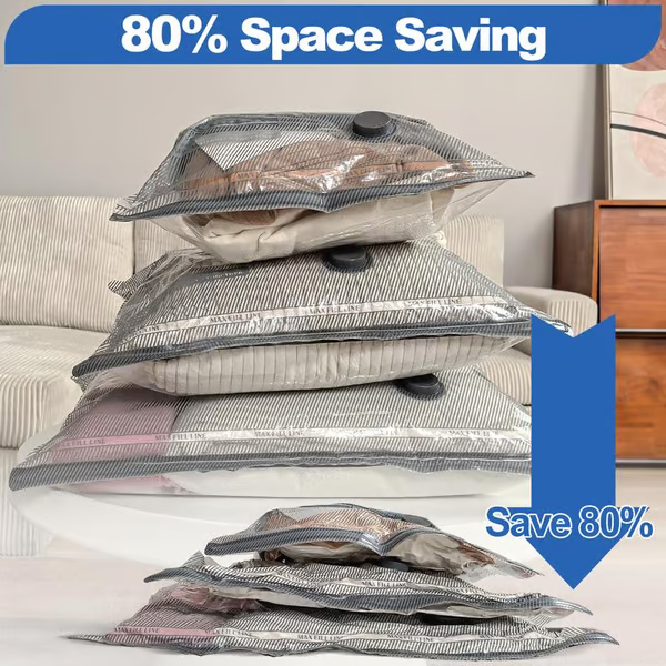 SpaceSaver™ – Praktische vacuümzakken voor ruimtebesparende opslag [50% Korting]