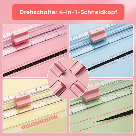 OmniSlice™ – 4-in-1 Multifunctionele Papiersnijder voor Precies Snijden [50% Korting]