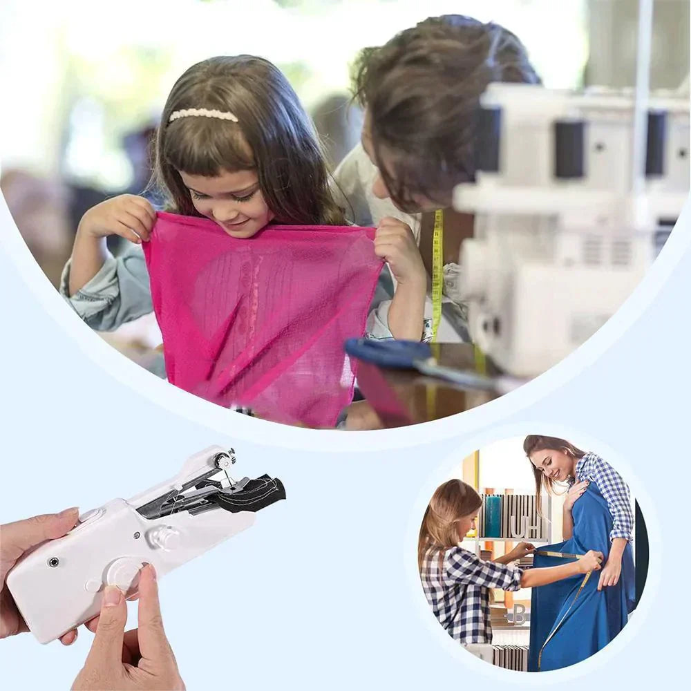 MiniSew™ – Draadloze Mini Handnaaimachine voor Snelle Reparaties