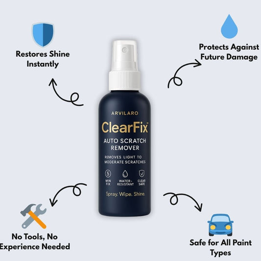 ClearFix™ – Autokrasverwijderaar-spray voor snelle, effectieve & eenvoudige lakreparatie [50% Korting]
