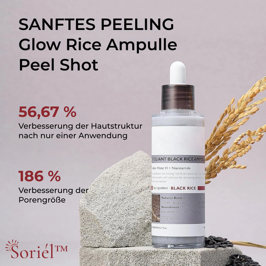 Soriél™ – Rijstpeeling-ampul voor gezicht & lichaam voor zachte, stralende huid [1 + 1 Gratis]