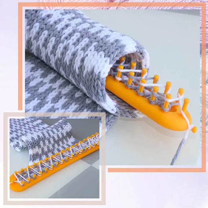 50% Korting | KnitMaster™ Handig weefgetouw om mee te breien [Laatste dag korting].