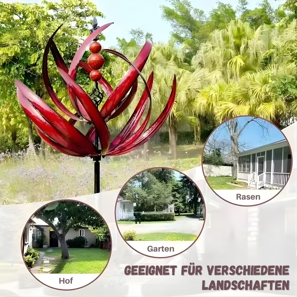 SerenitySpin™ – Bloemen Windspinner voor Tuin | Kleurrijke Tuindecoratie