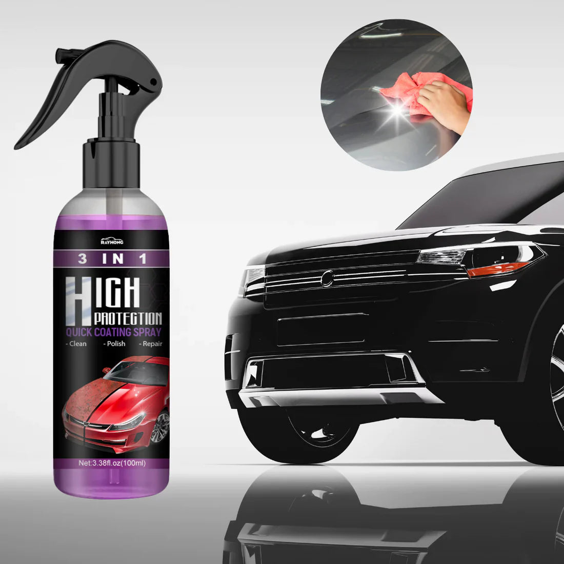 1 + 2 Gratis | NanoSpray™ Keramische Coating Spray [Laatste dag korting]