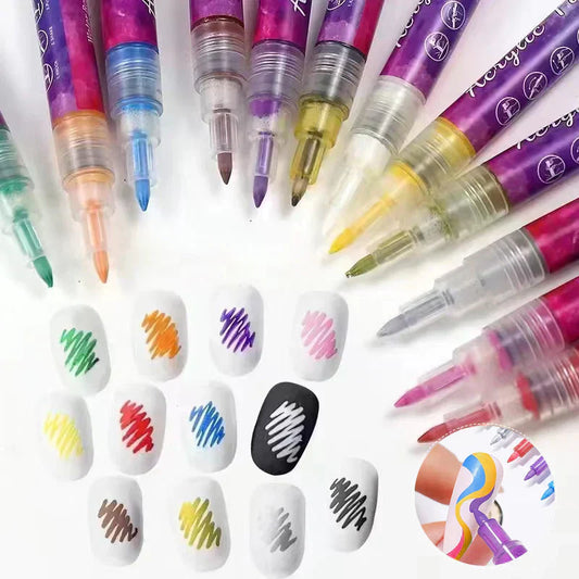 PolishPro™ – Professionele nagelverzorging 12 kleuren voor creatieve, individuele designs (12 stuks) [50% korting]