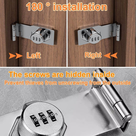 SecureLock™ – Sleutelloze combinatie-deurslot met 1000 codecombinaties [50% Korting]