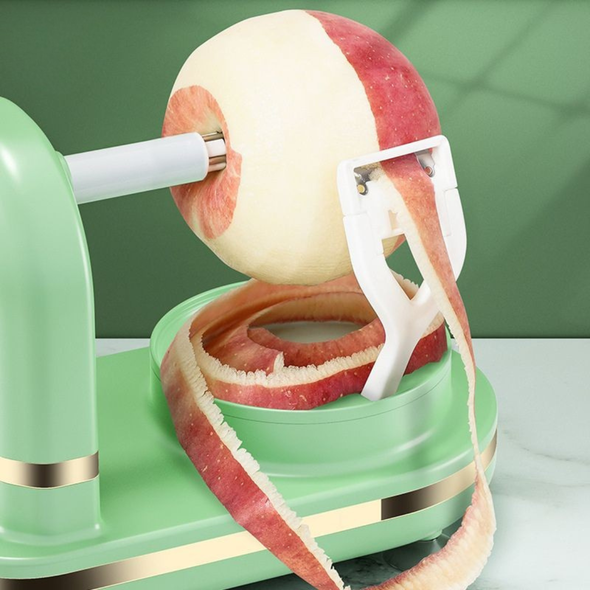 CorePeel™ – 3-in-1 Appelschiller & Appelsnijder | Snel, Veilig & Kindvriendelijk