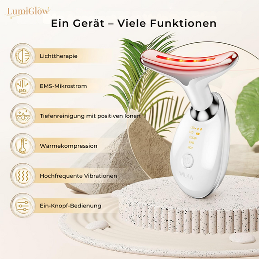 LumiGlow – EMS Anti-rimpelapparaat voor stralende, gladde huid en jeugdige uitstraling [50% Korting]