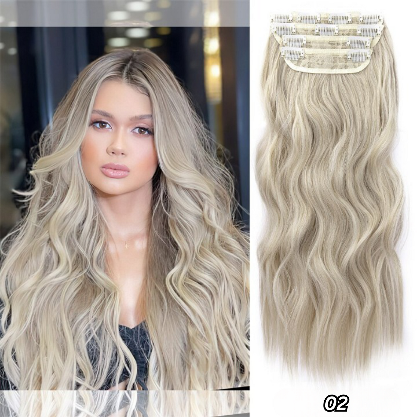 HairLink™ Clip-in Haarverlenging – Meer Volume & Lengte in Seconden