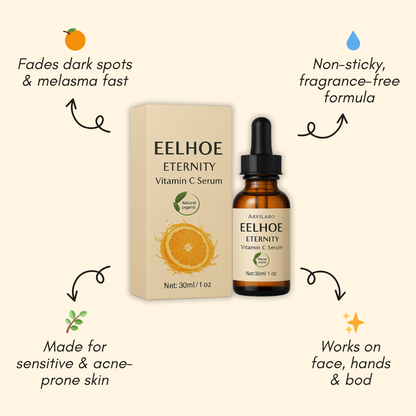 Eelhoe™ – Eternity Vitamin C Serum voor gezicht, handen & lichaam voor stralende huid [1 + 1 Gratis]