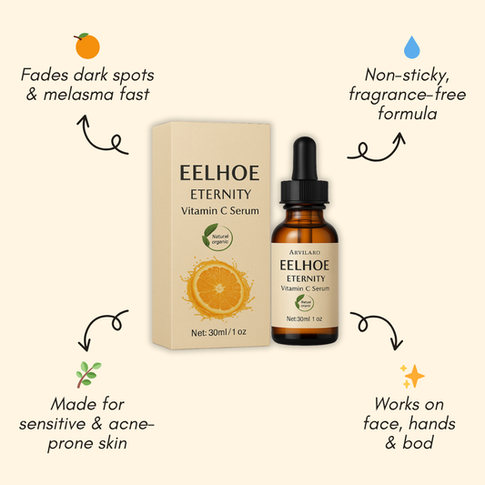 Eelhoe™ Eternity Vitamine C Serum – Gezicht, Handen & Lichaam | 1+1 Gratis