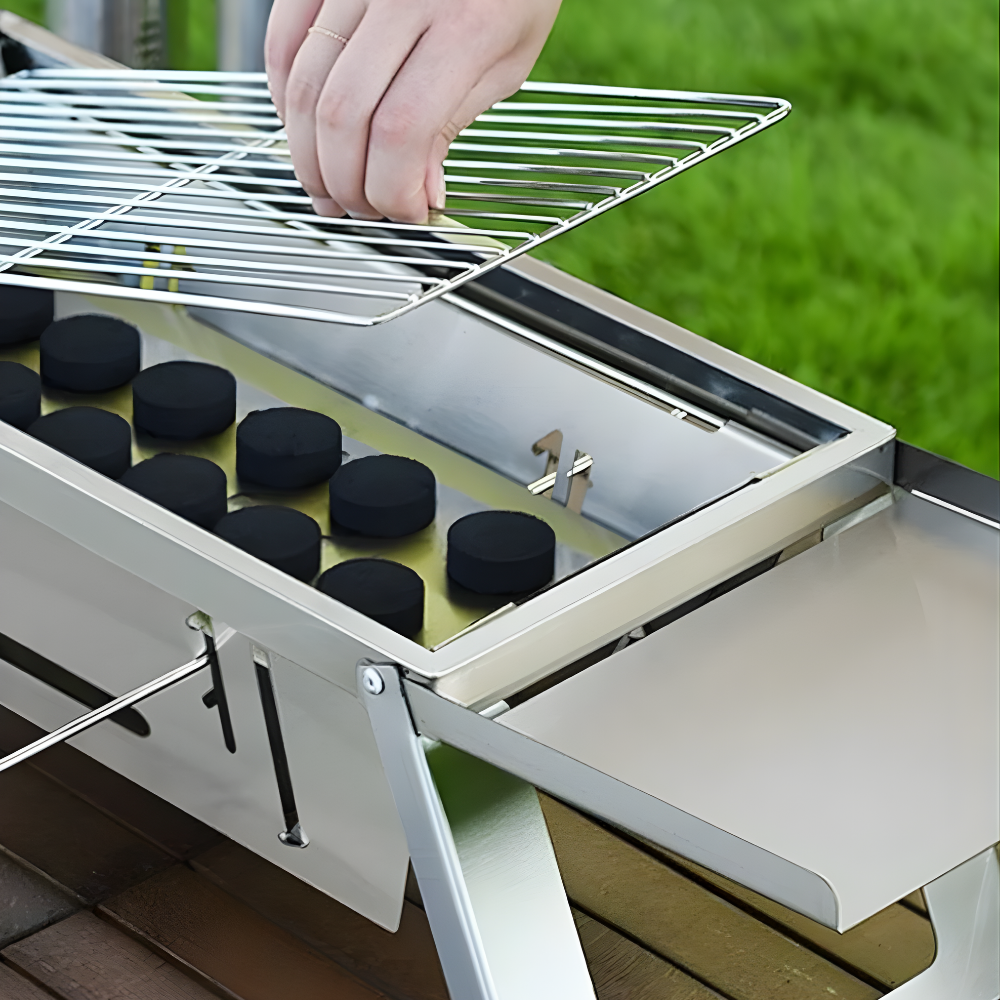 SmokelessPro™ – Opvouwbare Grill voor rookarm, praktisch & mobiel grillen [50% Korting]