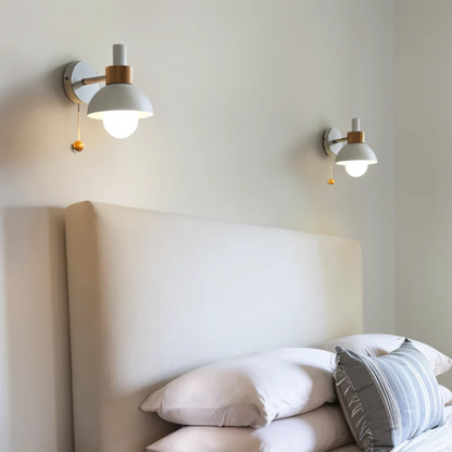 NordLume – Stijlvolle LED-wandlamp met trekschakelaar voor gezellig sfeerverlichting [50% korting]