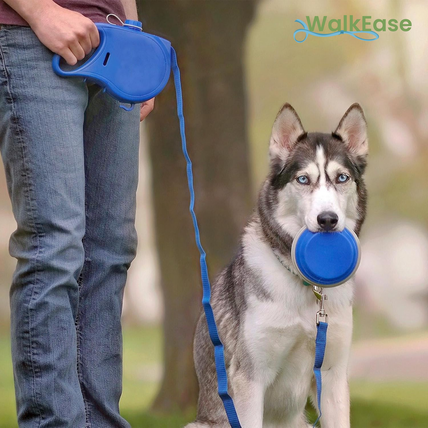 WalkEase™ – 5-in-1 hondenriem voor veelzijdig wandelcomfort [50% Korting]