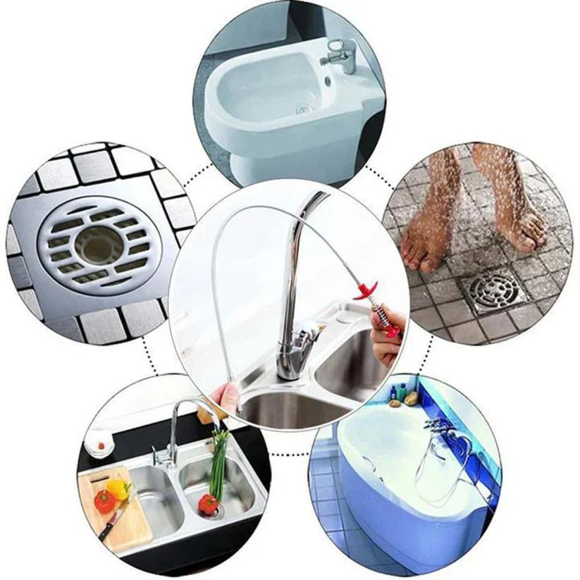 AntiGlog™ - Keuken afvoer schoonmaken haken Voor ontstopte leidingen [1 + 1 Gratis]