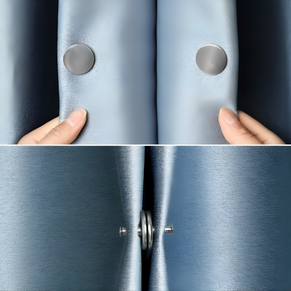 CurtainSnap™ – Magnetische Gordijnclips voor Gesloten Gordijnen [4+4 Gratis]