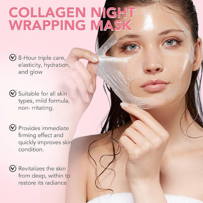 CollaBloom™ – Collageen Nachtmasker voor Stralende & Stevige Huid