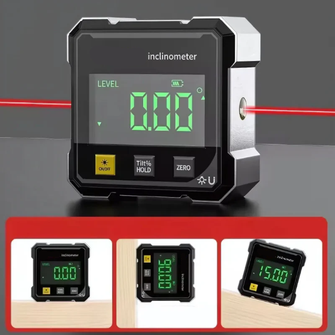 GlobeTrek™ – Digitale Magnetische Laserwaterpas voor Nauwkeurige Metingen [50% Korting]